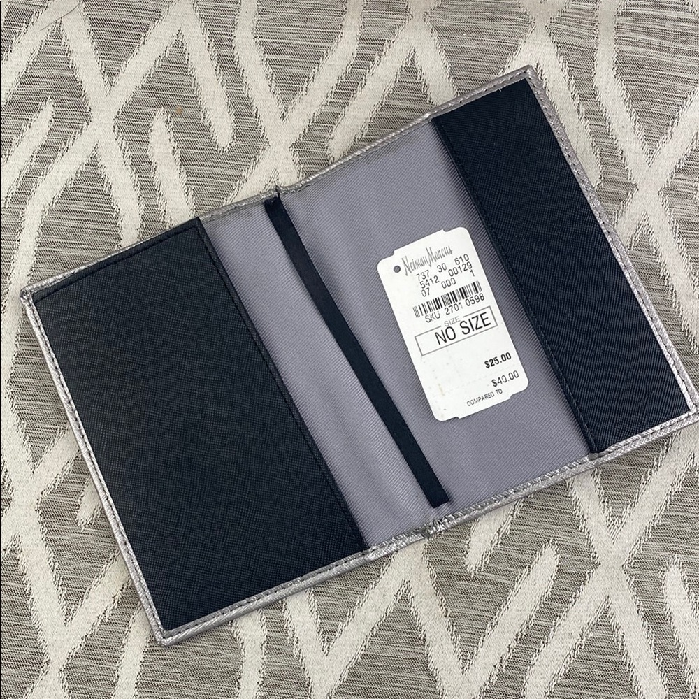 Neiman Marcus Silver Passport Holder - Picture 2 of 5